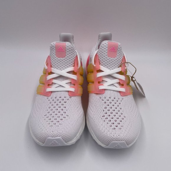 adidas Ultraboost 5.0 DNA White / Pink Womens Shoes - Picture 3 of 8